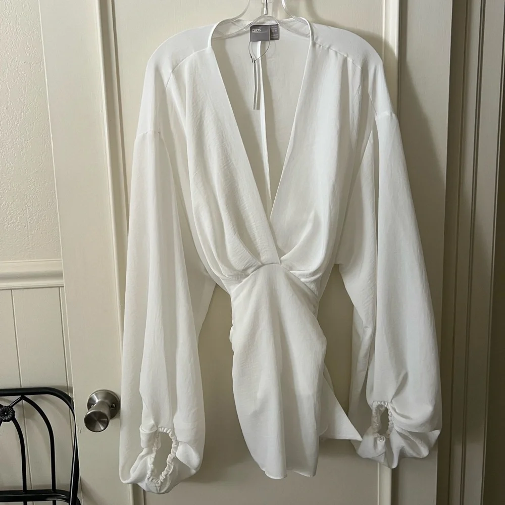 ASOS CURVE white blouse - Picture 2 of 5
